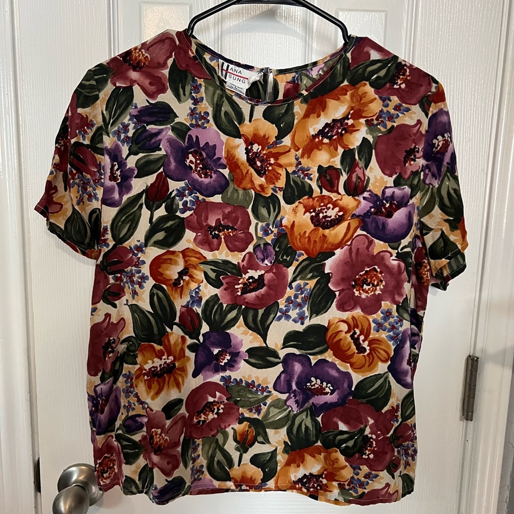 Vintage floral top